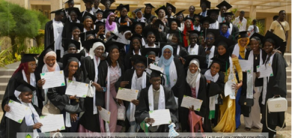 –	Cérémonie de graduation des promotions sortantes des étudiants du Département Sciences économiques de Gestion et Commerce (SEGC)